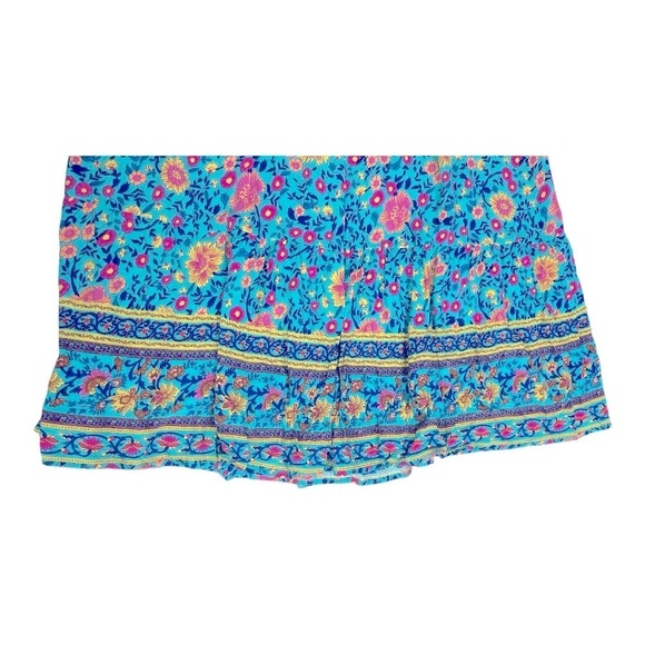 MEROKEETY Boho Floral
Print Pleated Skirt size L - Picture 9 of 16